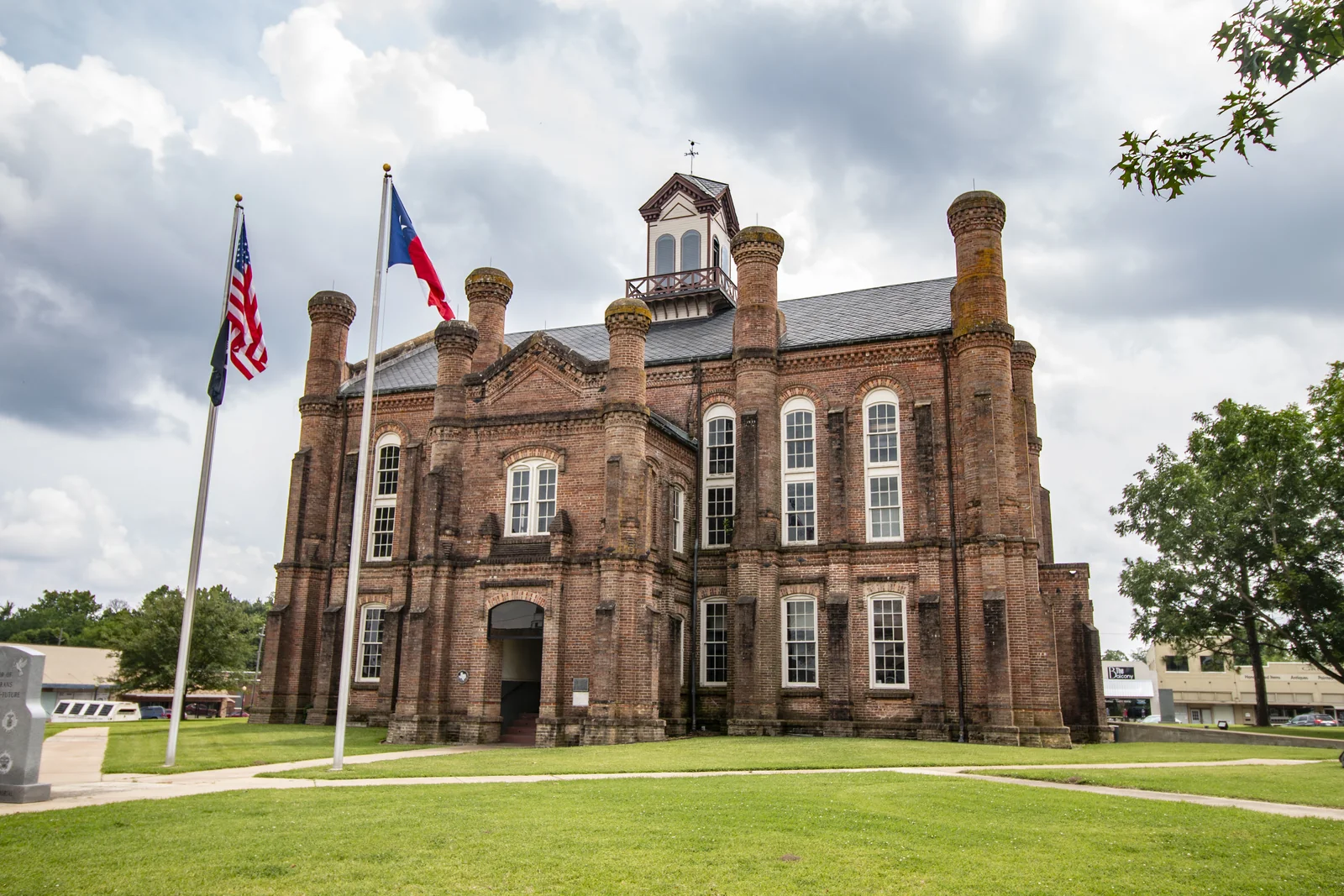 Historic 1885 Shelby County Courthouse in Center, Texas